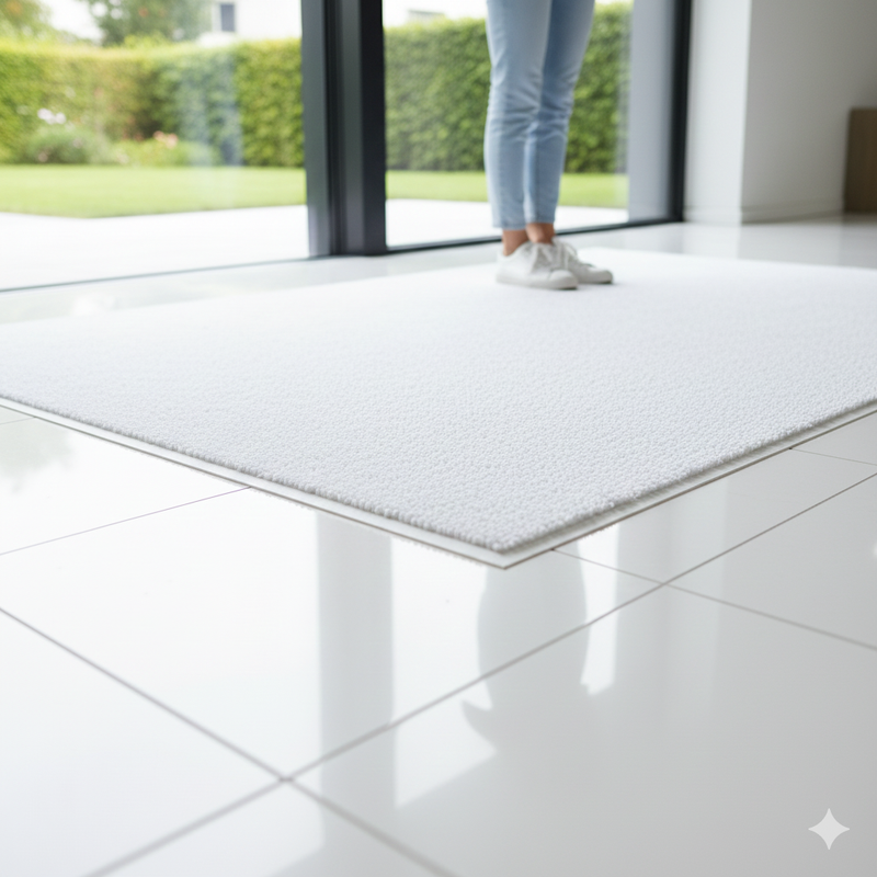 schmutzfangmatte weiss