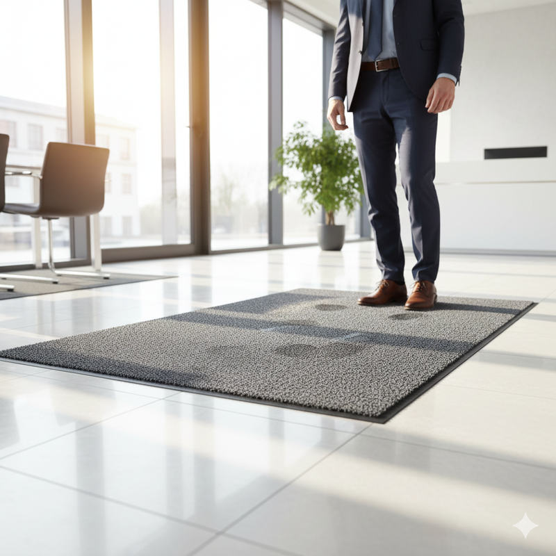 schmutzfangmatte grau