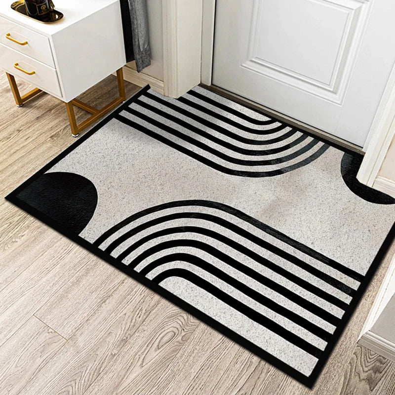 European Style Door Mat Carpet Household Hallway Kitchen Bath Anti - slip Mats Scrape Mud Custom Entrance